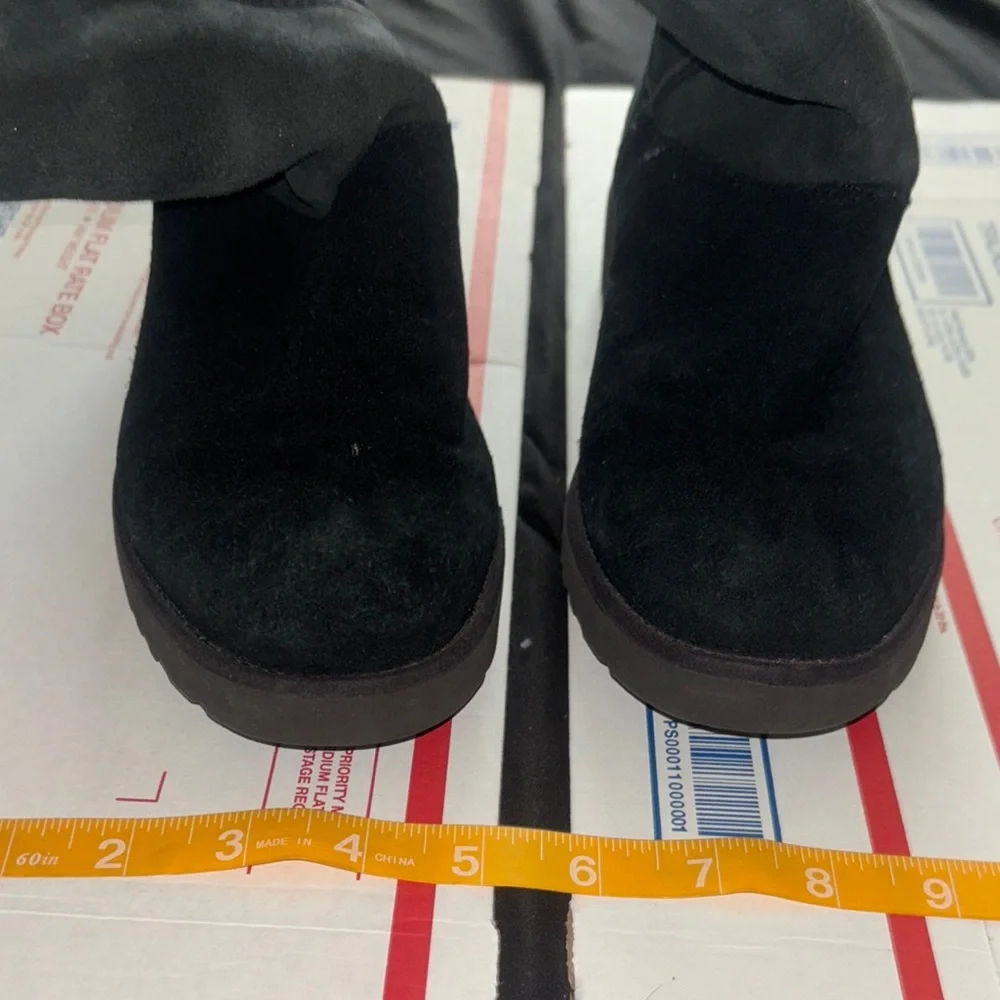 UGG Charcoal Suede Boots - Picture 3 of 6